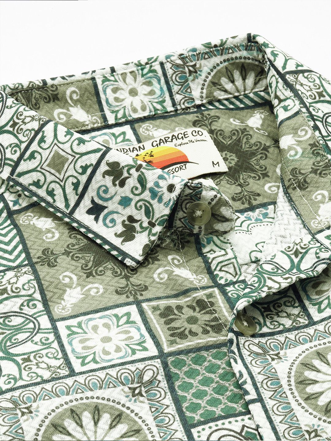 The Indian Garage Co Ethnic Motifs Printed Casual Shirt