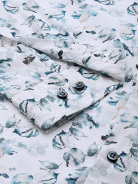 Park Avenue Pure Cotton Slim Fit Floral Printed Shirt