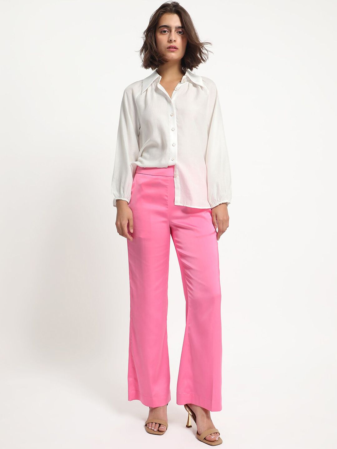 RAREISM Women High-Rise Parallel Trousers