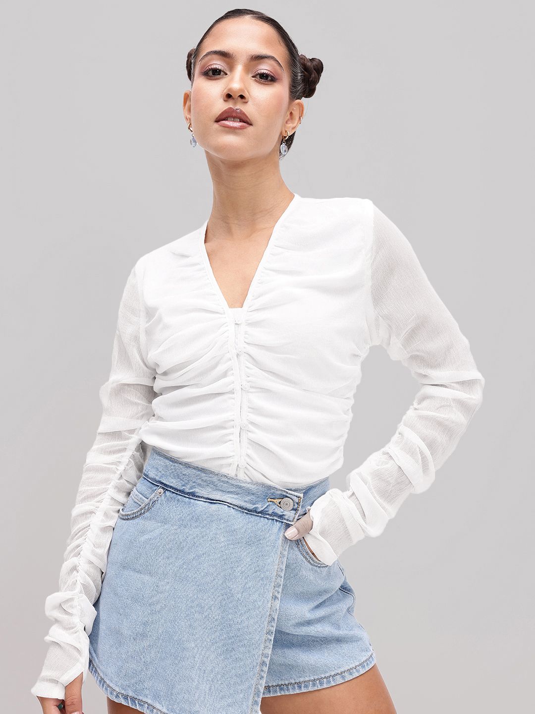 DressBerry Midsummer Night's Dream Ruched Top