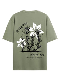 ADRO Men Graphic Printed Round Neck Cotton Oversized T-Shirt