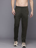 HRX by Hrithik Roshan Men Brand Logo Printed Detail MidRise Rapid-Dry Training Track Pants