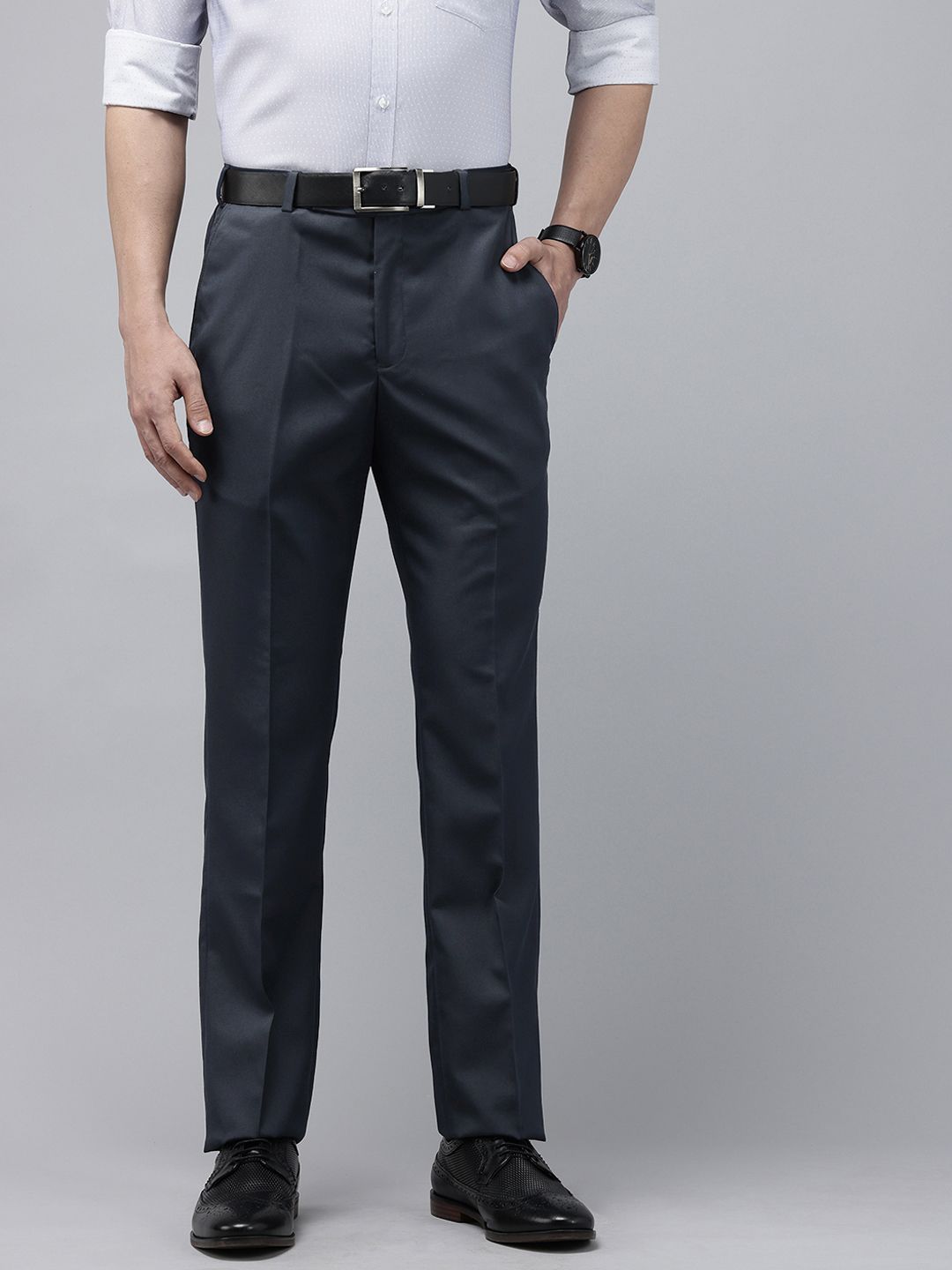 Park Avenue Men Regular Fit Formal Trousers