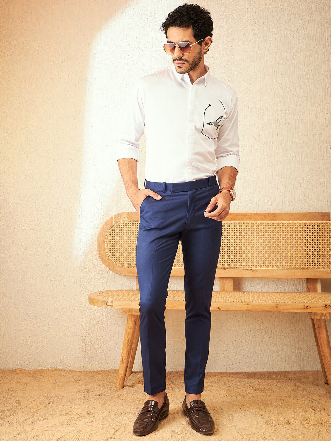 DENNISON Smart Printed Casual Shirt