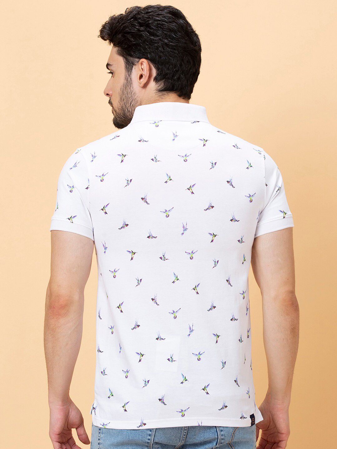 Being Human Conversational Printed Polo Collar Short Sleeves T-shirt