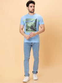 Being Human Graphic Printed Slim Fit Casual T-shirt