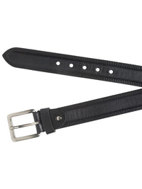 Teakwood Leathers Men Textured Leather Belt