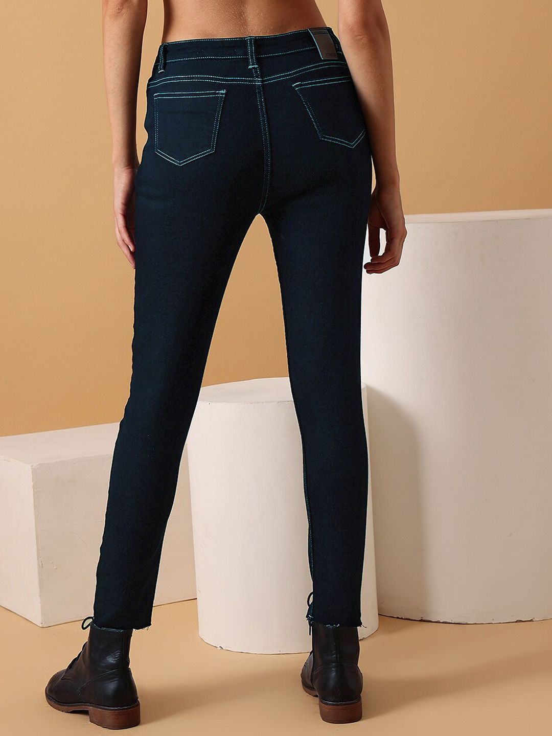 STREET 9 Women Narrow Slim Fit Clean Look Stretchable Jeans