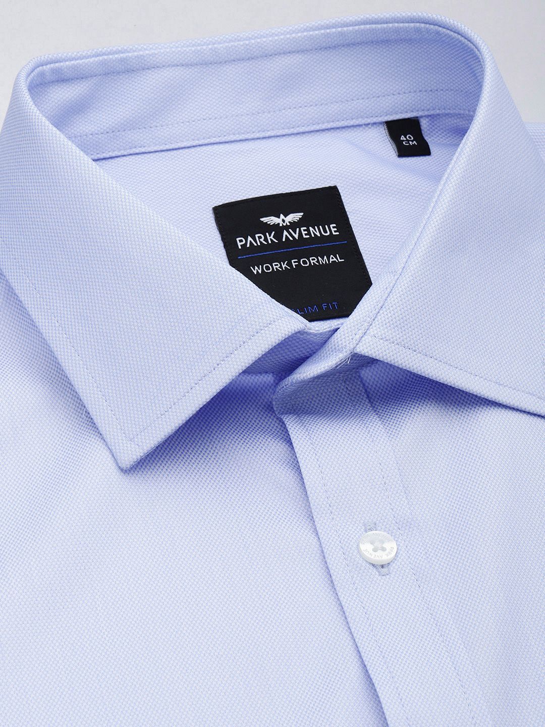 Park Avenue Slim Fit Textured Formal Shirt