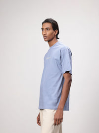ether Zen Typography Print Drop-Shoulder Sleeves Pure Cotton T-shirt