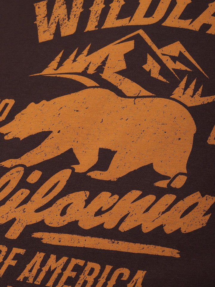 DILLINGER Men Graphic Printed Oversized T-shirt