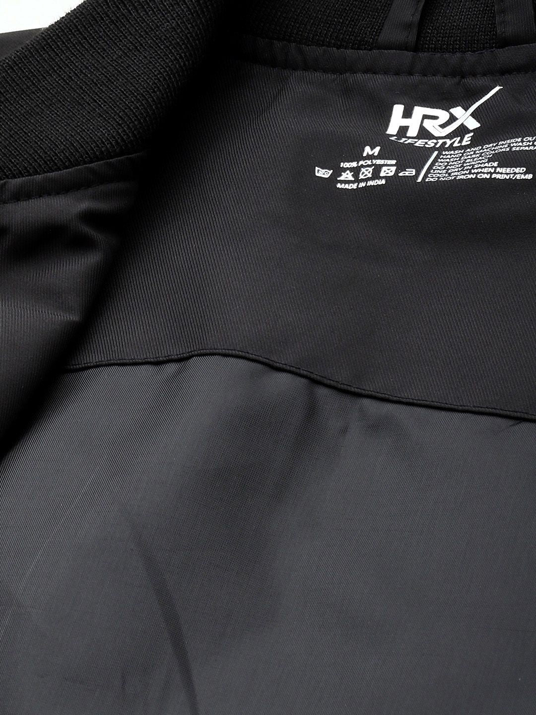 HRX by Hrithik Roshan Typography Printed Lifestyle Bomber Jacket