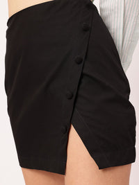 DressBerry Wrap Wonder Side Slit Mini Skirt