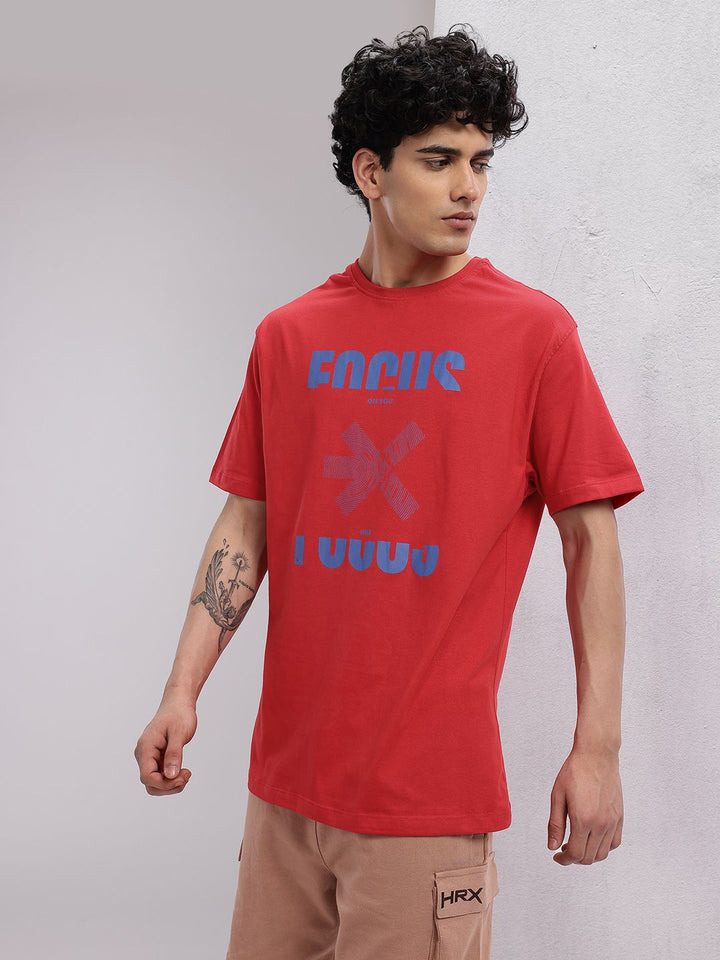 HRX by Hrithik Roshan Men Printed Training T-shirt