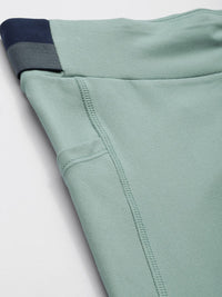 HRX by Hrithik Roshan Women Blue Solid 3/4th Training Tights