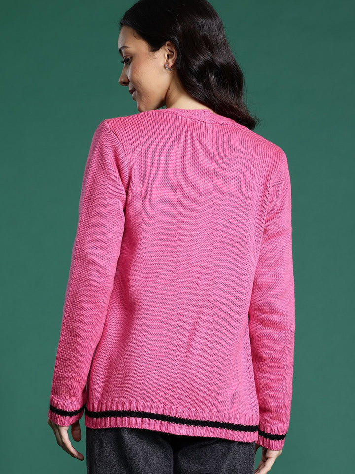 DressBerry Cable Knit Longline Cardigan