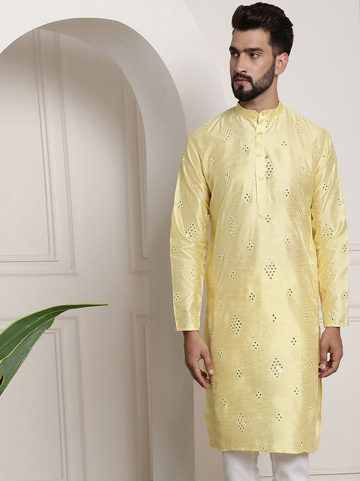 SOJANYA Kurta Kerja Cermin Sulam