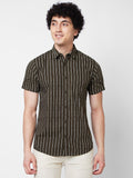 SPYKAR Vertical Stripes Cotton Casual Shirt