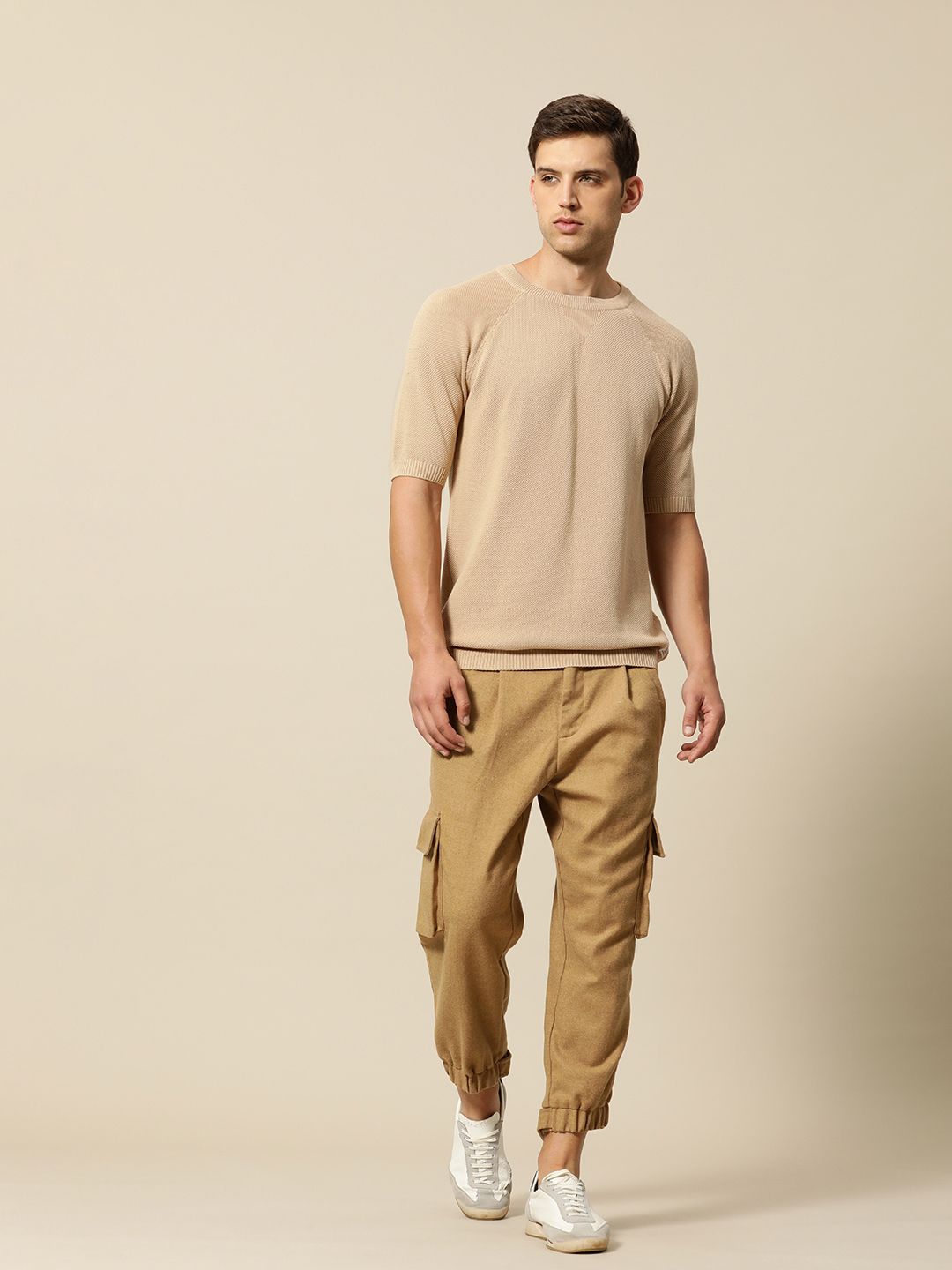 Mr Bowerbird Self-Design Tailored Fit Cotton Pullover