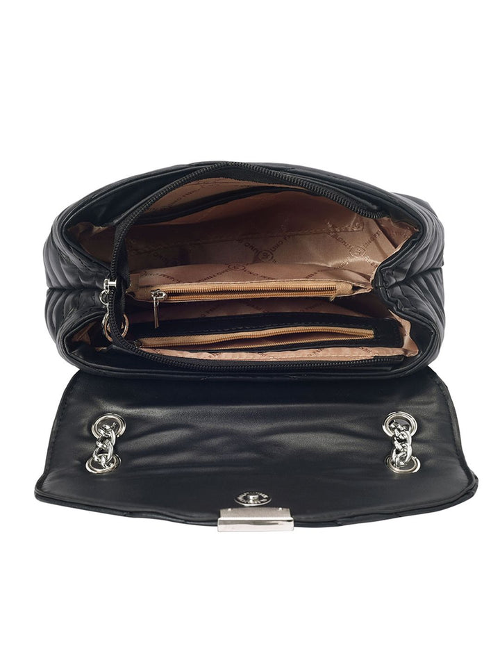 Lino Perros Quilted Structured Shoulder Bag