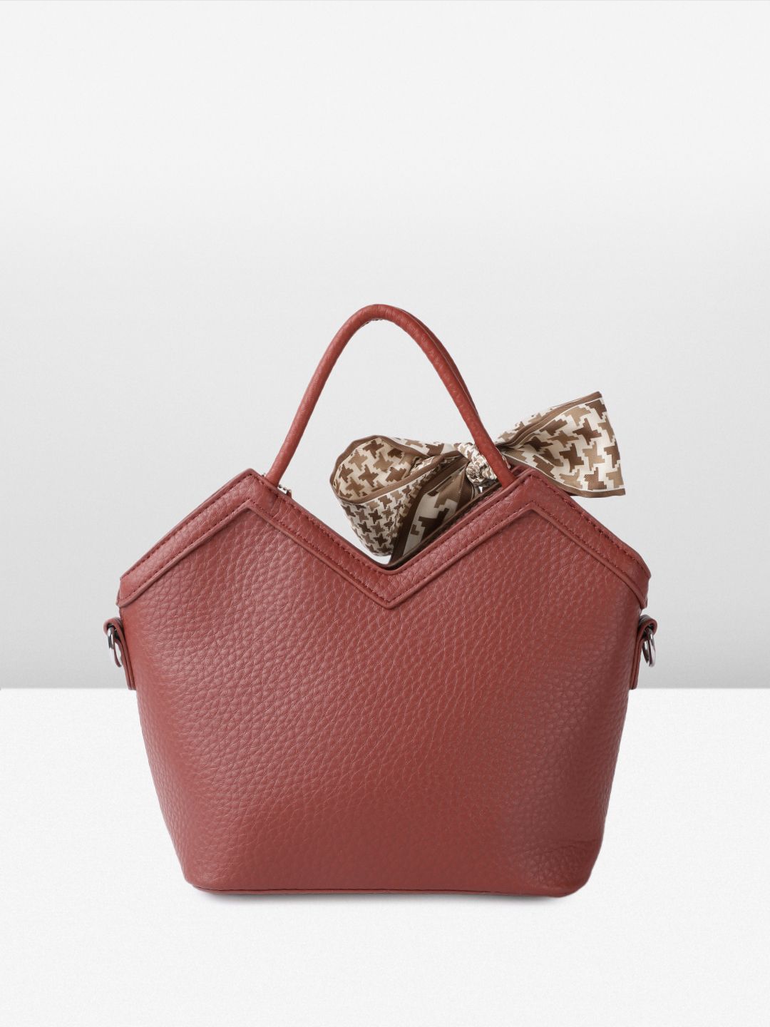 all about you Structured Handheld Bag With Bow Detail