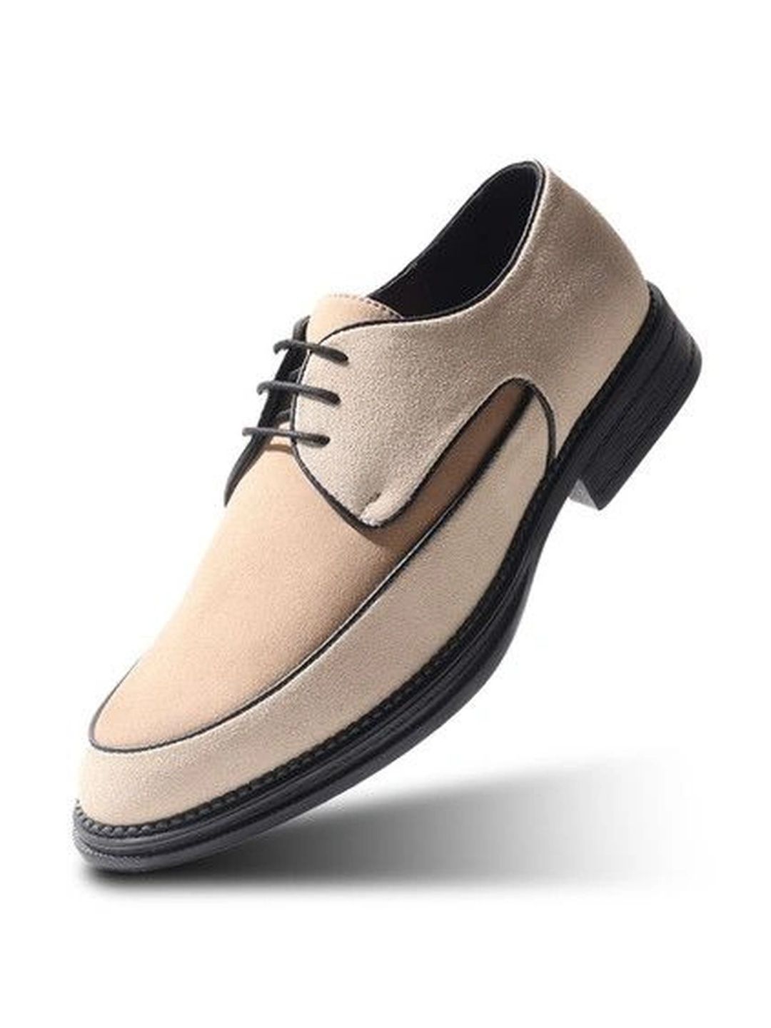 MONKSTORY Beige Atelier 1860 Dual Tone Lace-Ups Derby