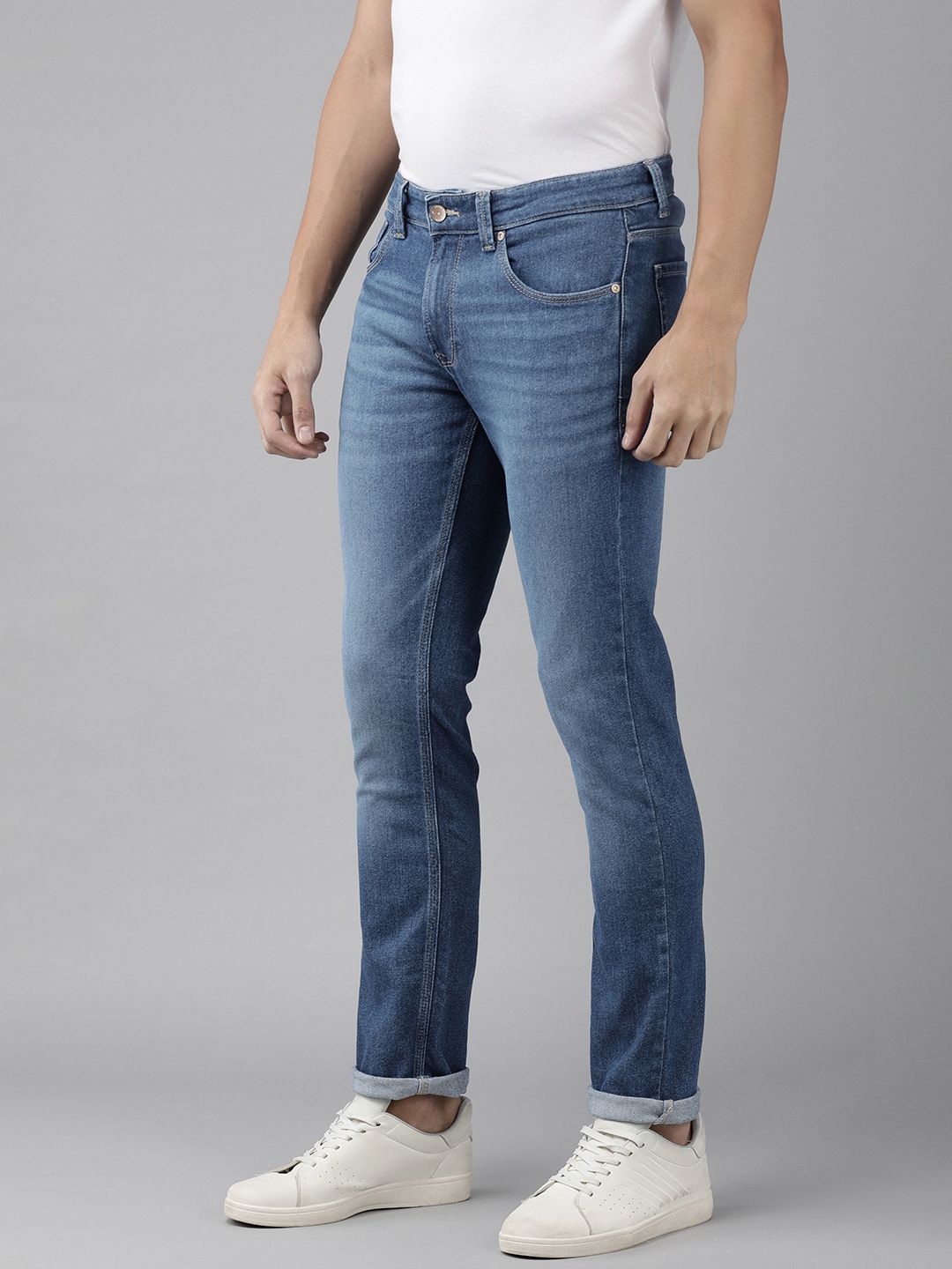 SPYKAR Men Heavy Fade Mid-Rise Stretchable Jeans