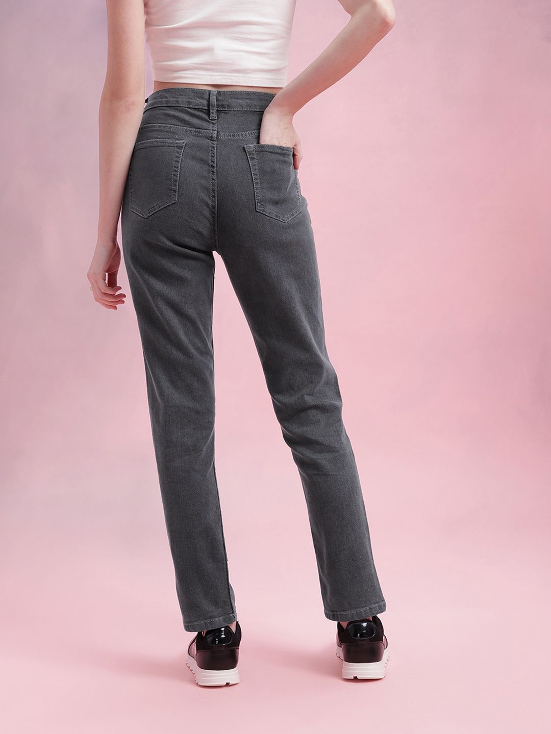 DressBerry Women Straight Fit Jeans