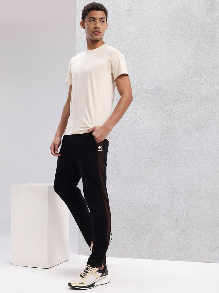 HRX by Hrithik Roshan Men Contrast Stripes Lifestyle Track Pants