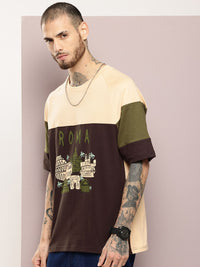 DILLINGER Men Graphic Printed Oversized T-shirt