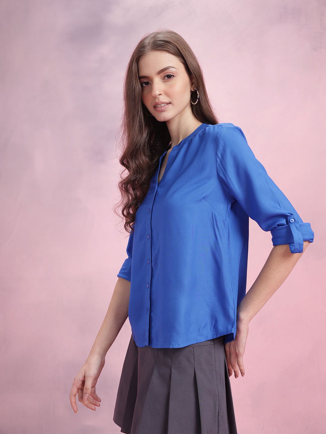 DressBerry Opaque Casual Shirt