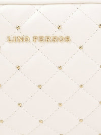Lino Perros Women White Quilted Sling Bag
