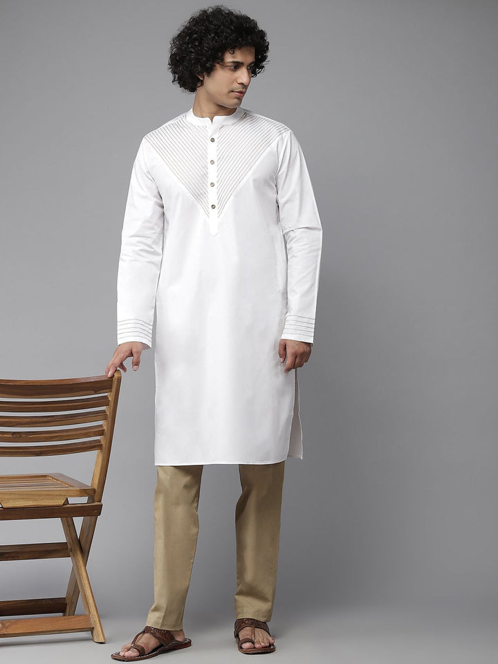 See Designs Men Khaki Solid Cotton Pyjamas