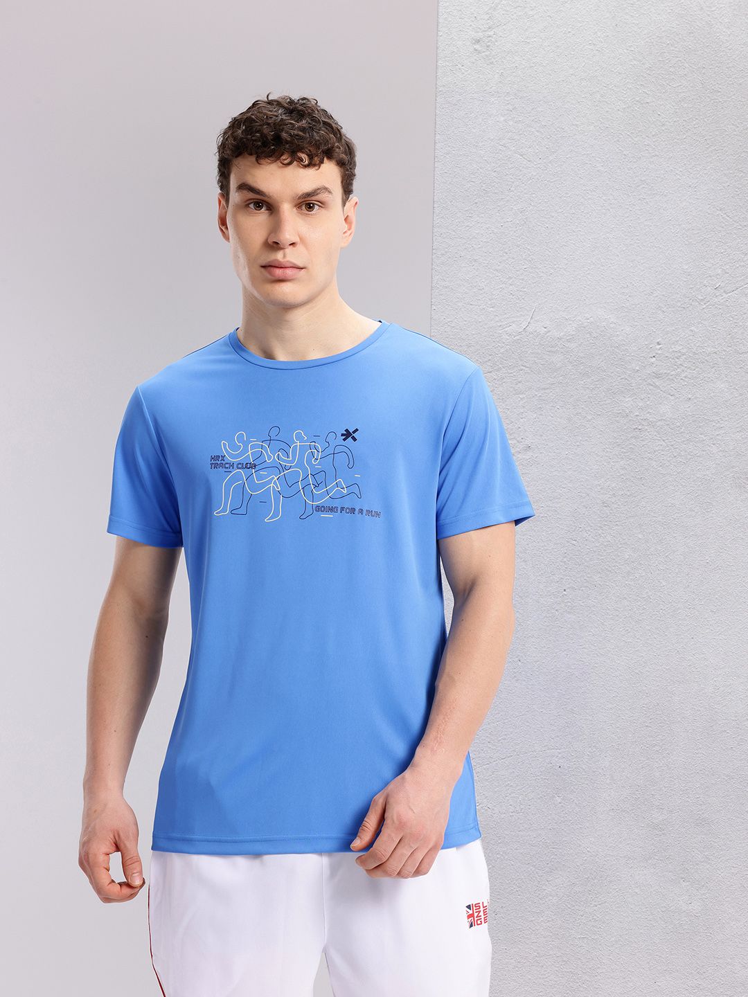 HRX by Hrithik Roshan Men Printed Rapid-Dry Running T-shirt
