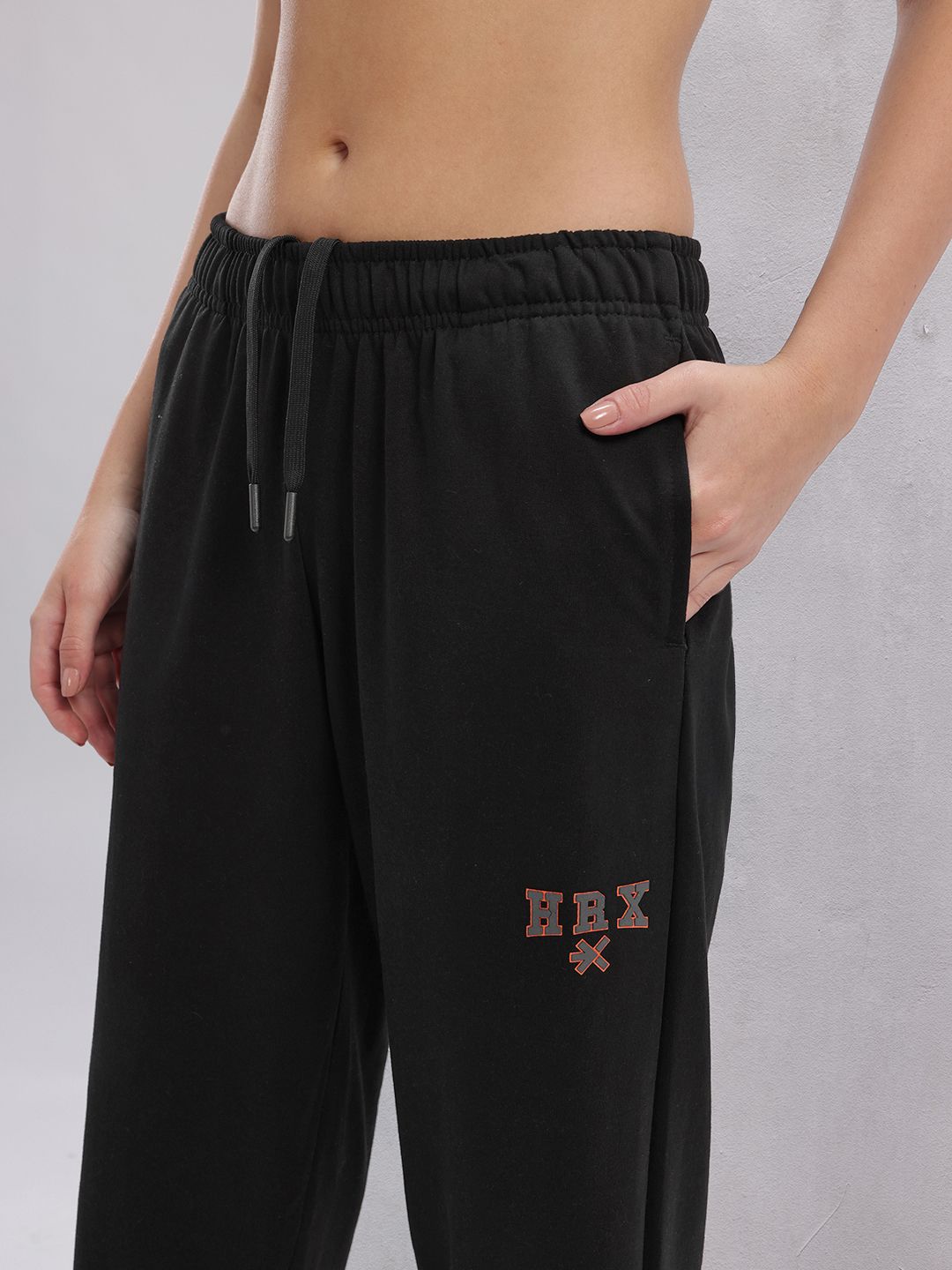 HRX by Hrithik Roshan Women Brand Logo Detail Training Track Pants