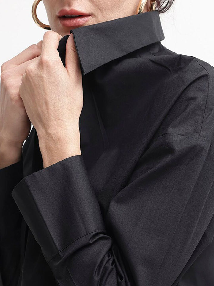 RAREISM Women Comfort Boxy Opaque Formal Shirt