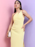 Tokyo Talkies One Shoulder Sheath Midi Dress