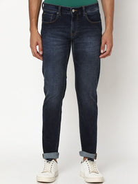 SPYKAR Men Skinny Fit Low-Rise Heavy Fade Stretchable Jeans