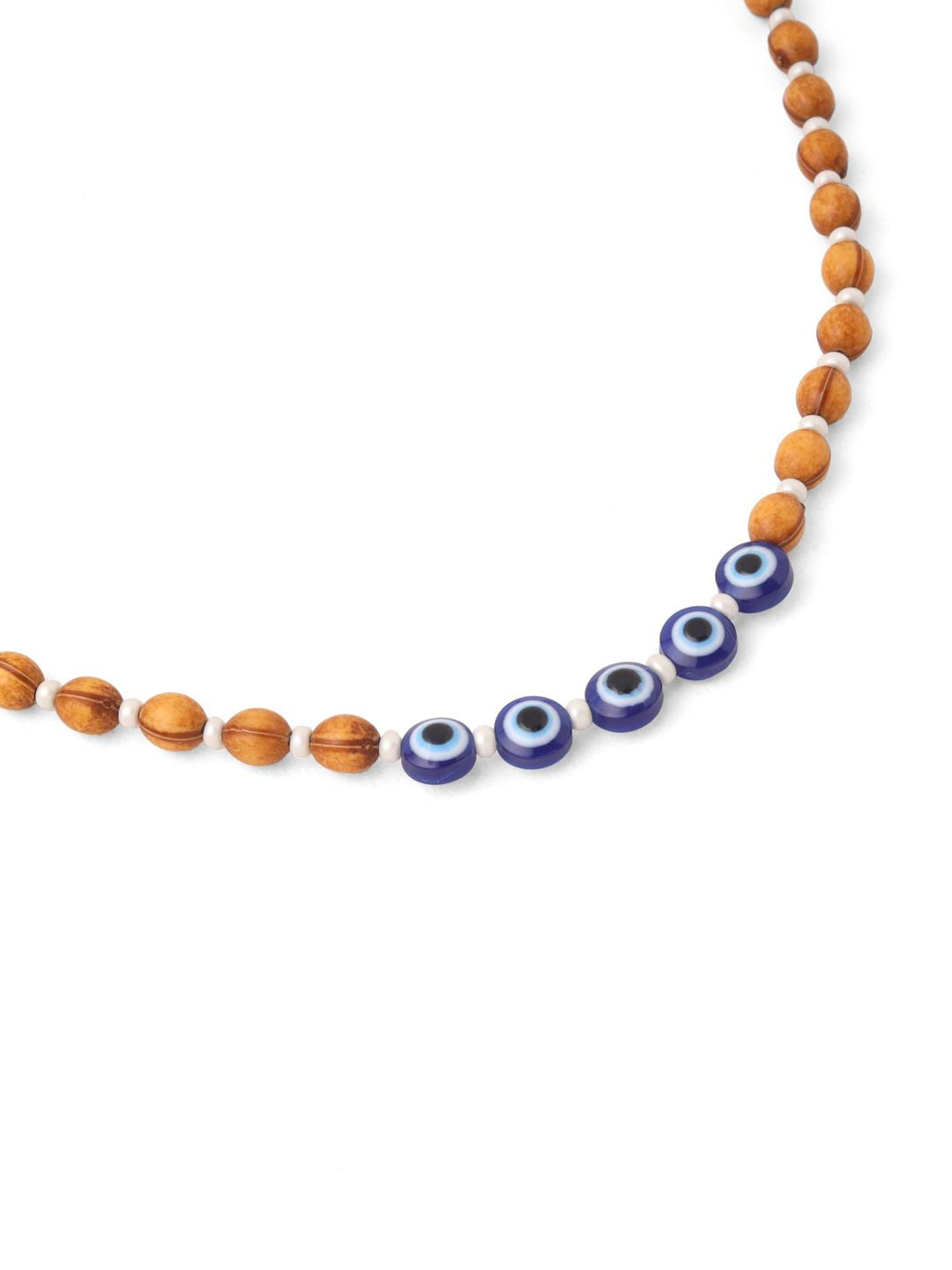 NVR Unisex Evil Eye Multicolor Thread Rakhi Dengan Roli Chawal