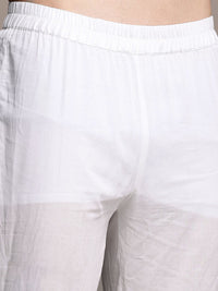 House of Pataudi Men Dobby Regular Jashn Kurta with Trousers
