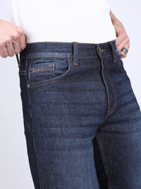 The Indian Garage Co Men Navy Blue Slim Fit Mid-Rise Clean Look Jeans