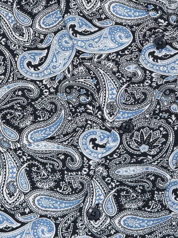 Thomas Scott Smart Ethnic Motifs Opaque Printed Casual Shirt