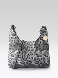 DressBerry Animal Print Sling Bag with Bow Detail