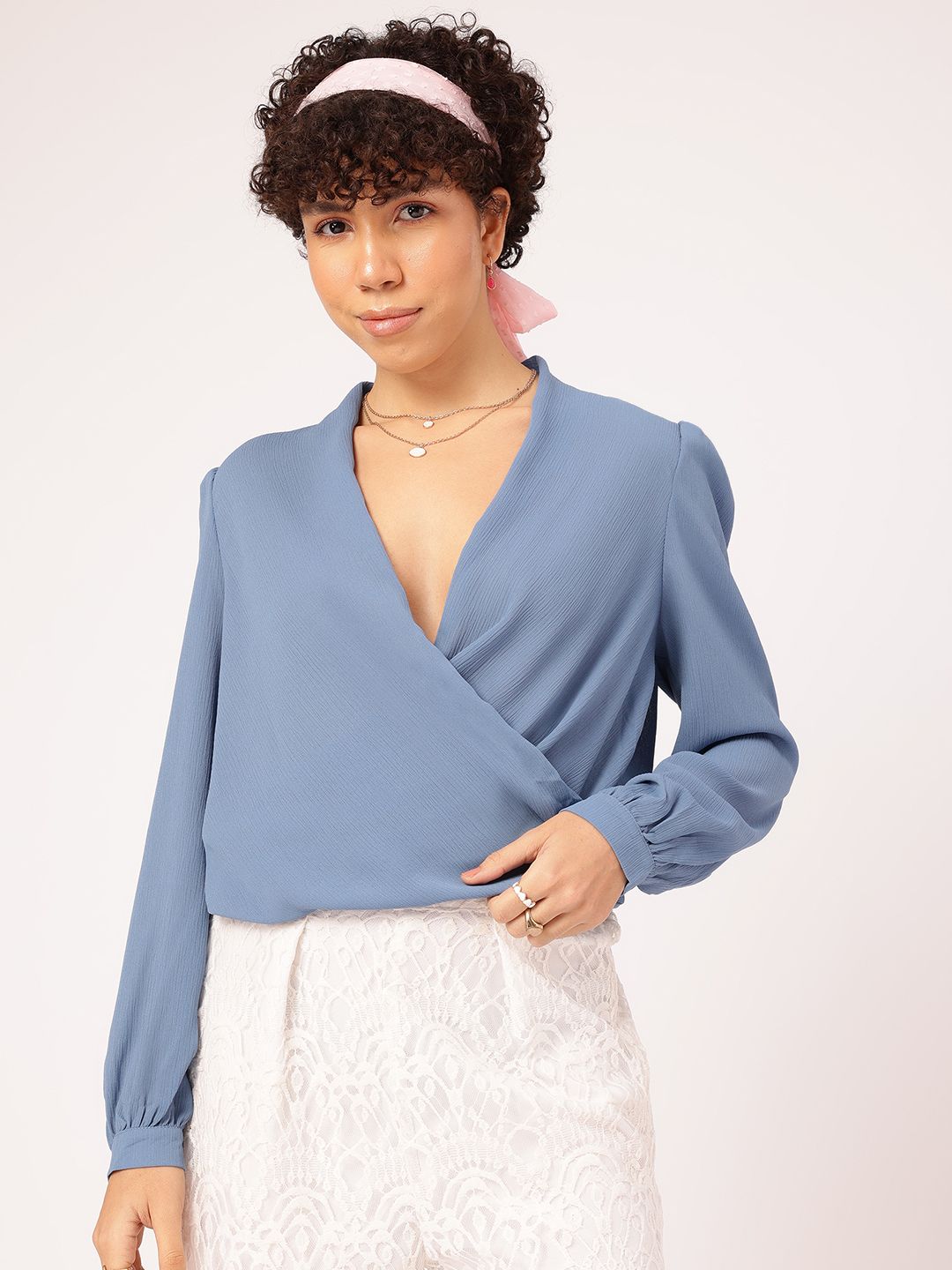 DressBerry Urban Chic Wrap Top