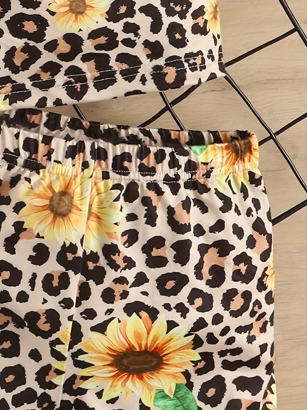 YK Girls Printed Top with Shorts