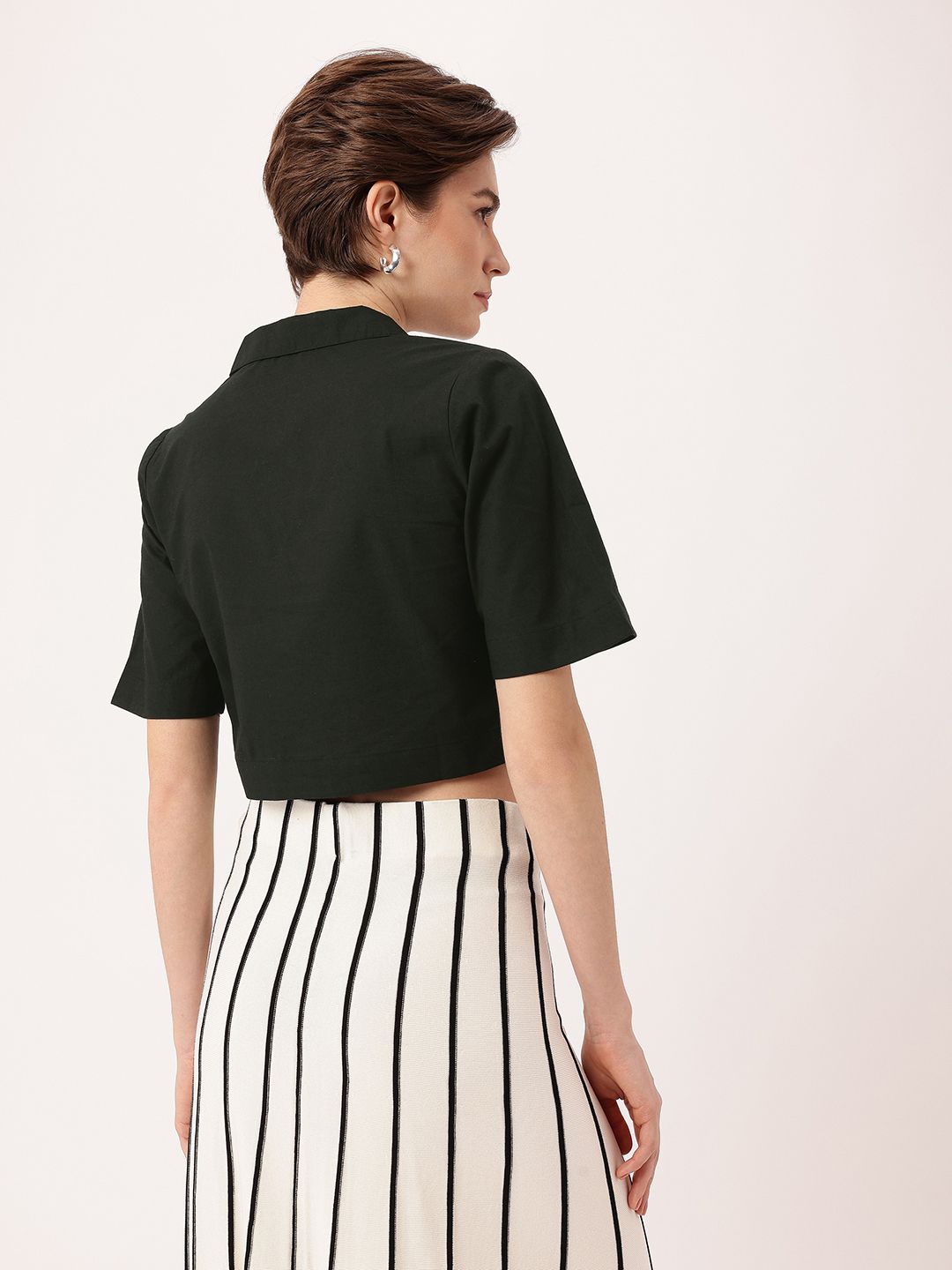 DressBerry Boxing Ring Meets Cool Cuban Grit Boxy Crop Shirt
