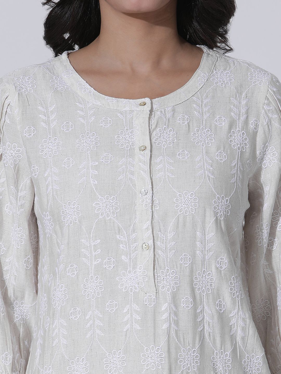 W Floral Print Top