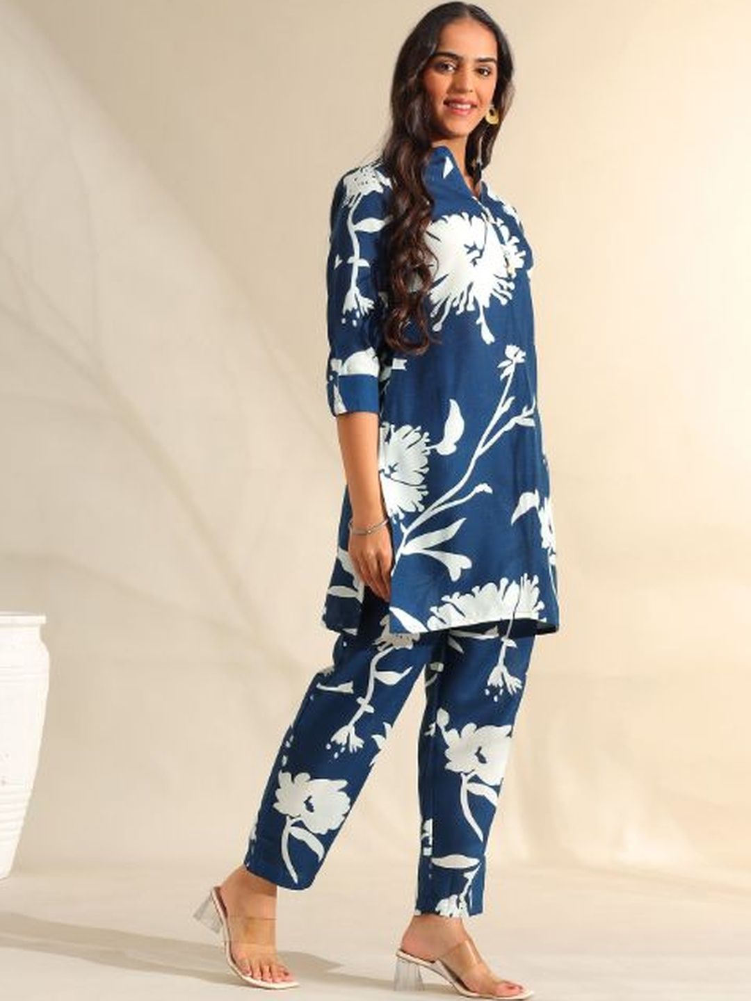 Mamicha Printed Tunic With Trousers Co-Ords