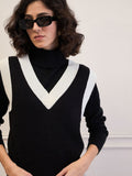 SASSAFRAS Women Crop Sweater Vest