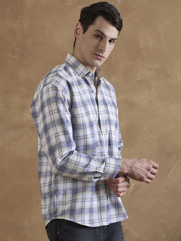 DENNISON Comfort Tartan Checks Casual Shirt